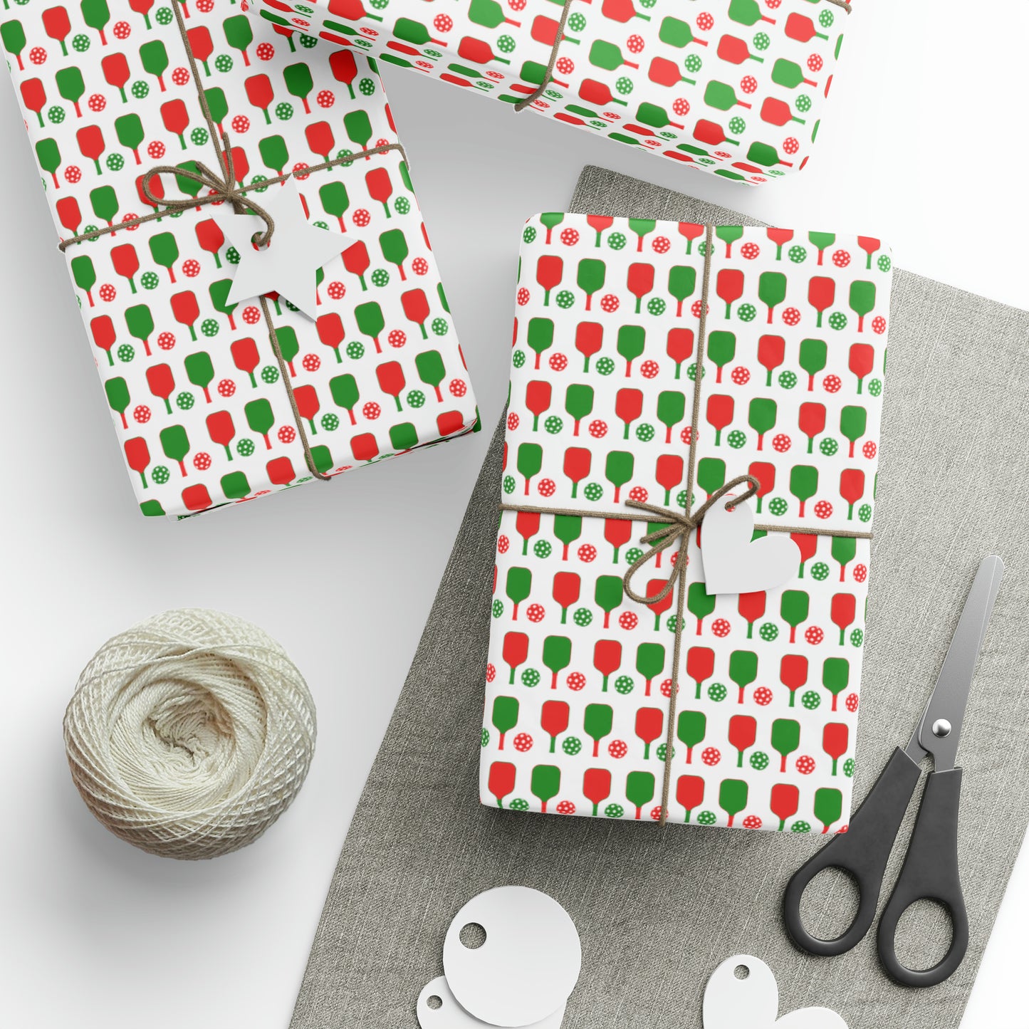 Pickleball Paddles & Balls Wrapping Paper