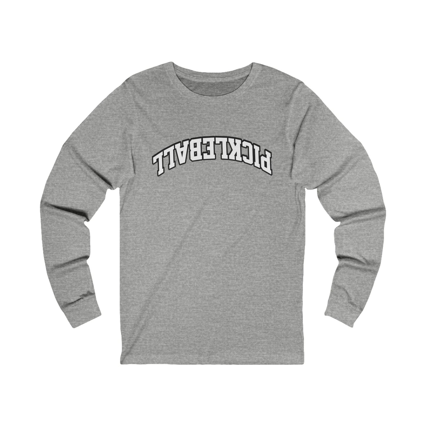 Upside Down Pickleball Unisex Long Sleeve Tee