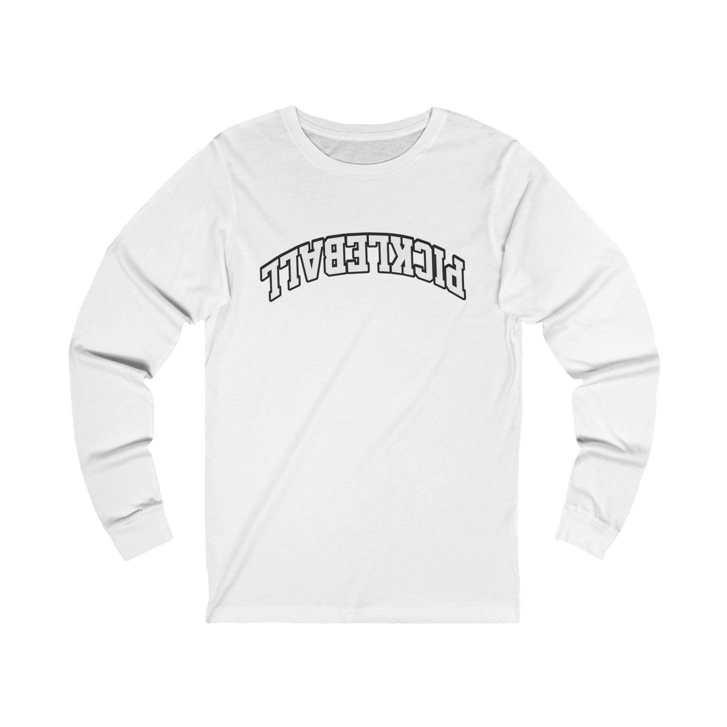 Upside Down Pickleball Unisex Long Sleeve Tee