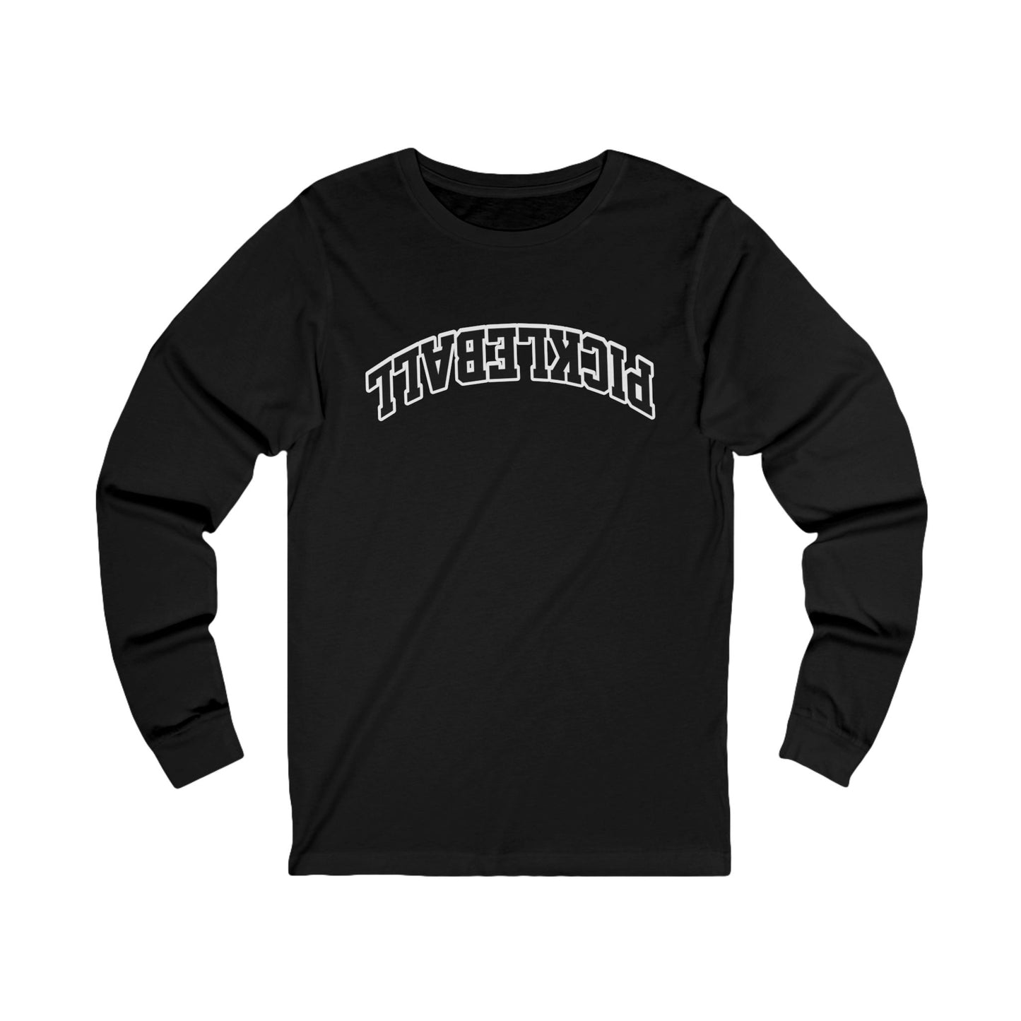 Upside Down Pickleball Unisex Long Sleeve Tee