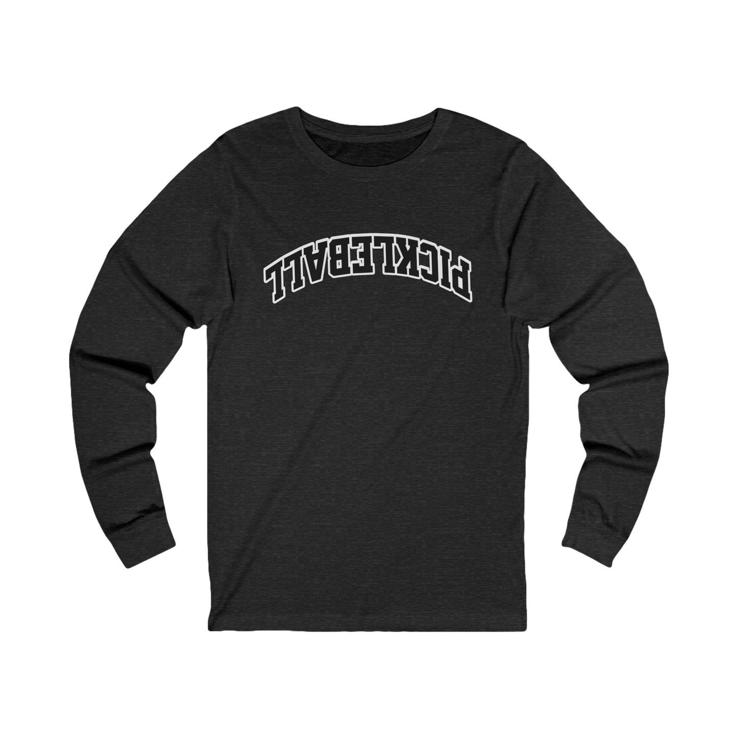 Upside Down Pickleball Unisex Long Sleeve Tee