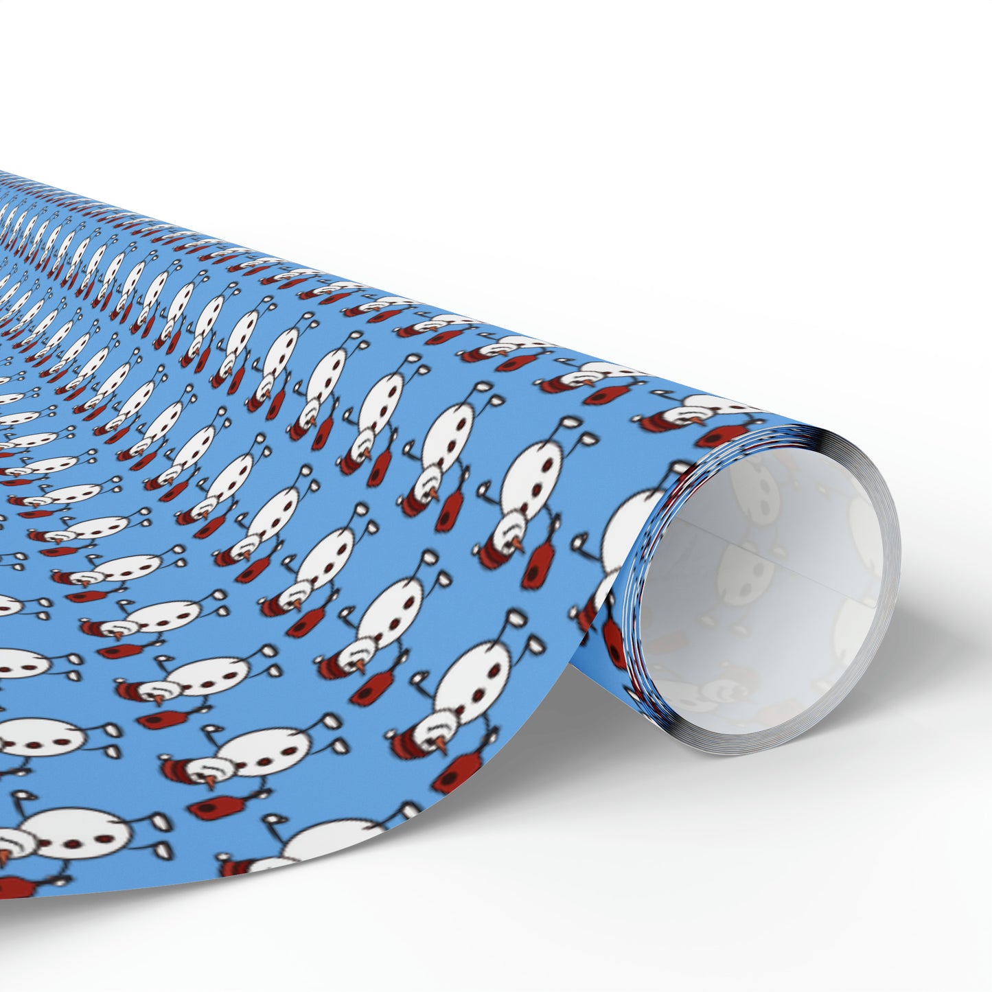 Pickleball Snowman Wrapping Paper