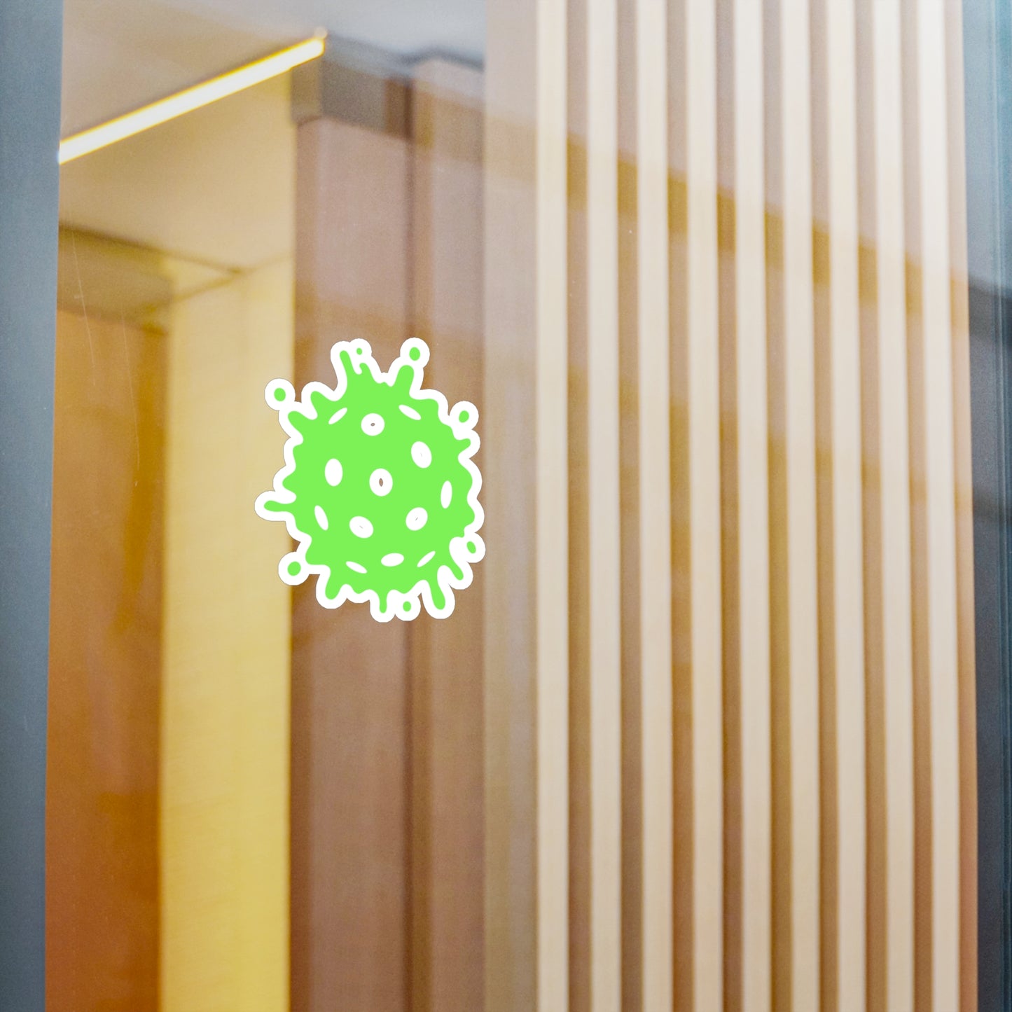 Pickleball Splatter Vinyl Decal - Green