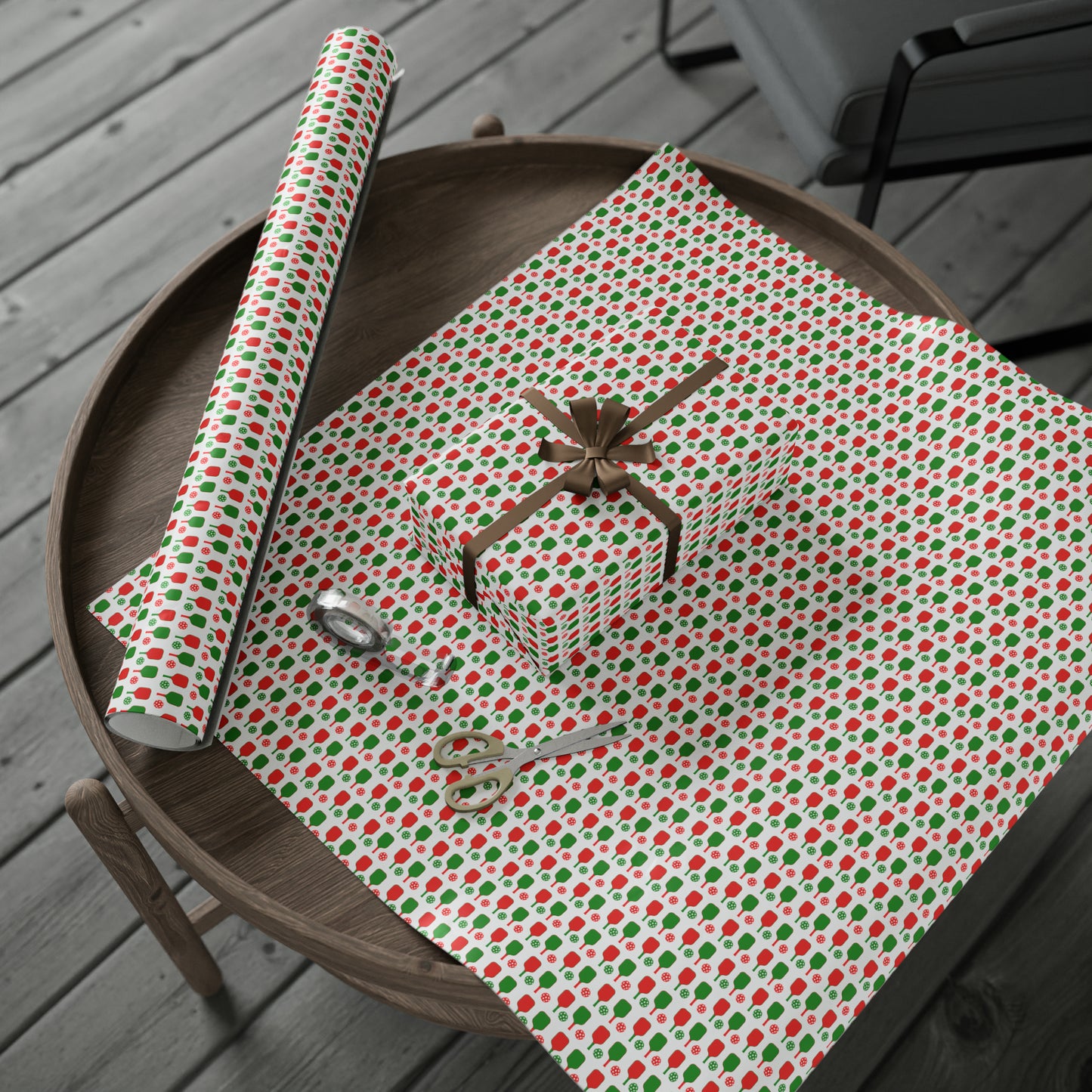 Pickleball Paddles & Balls Wrapping Paper