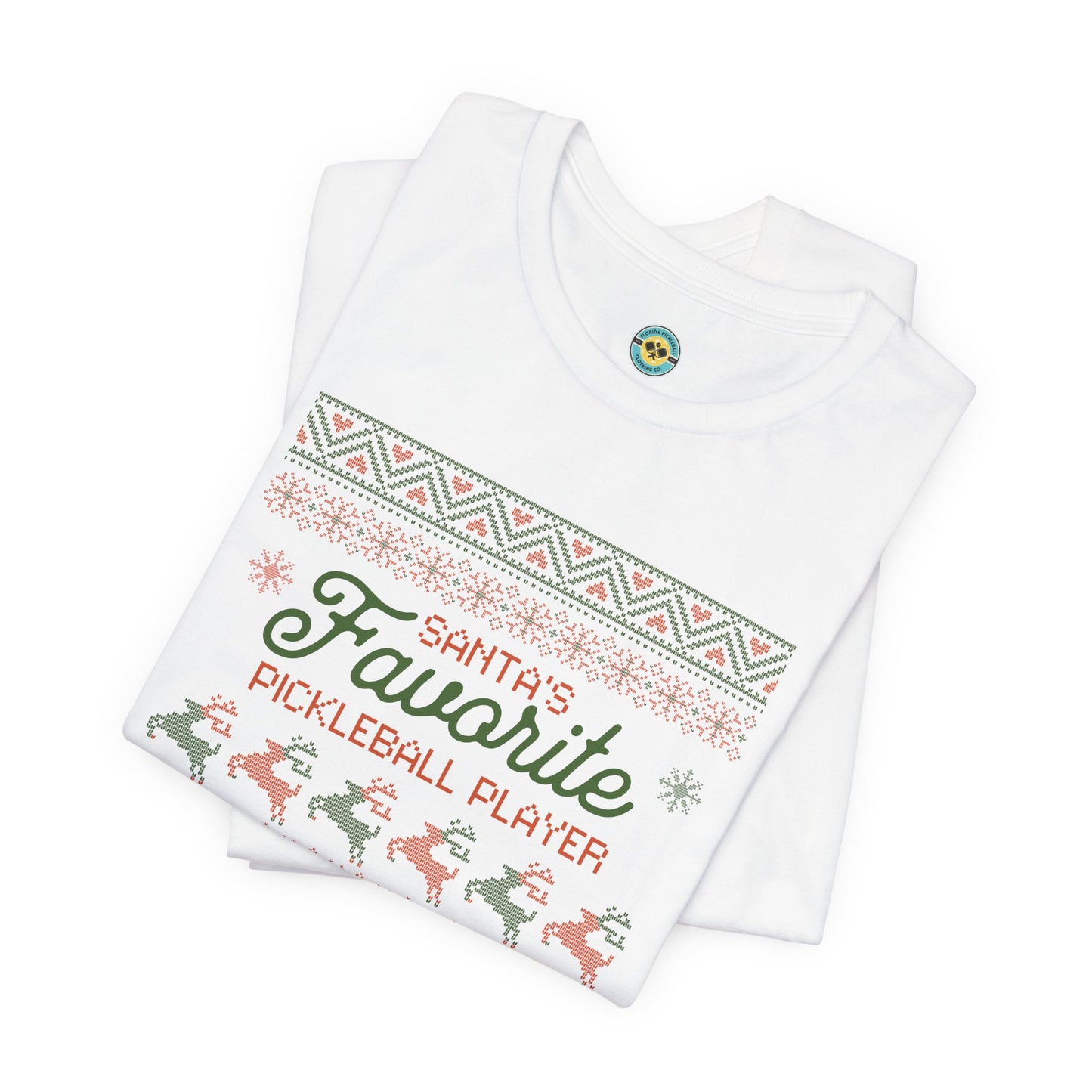 Santa's Favorite Pickleball Player Classic Unisex Tee