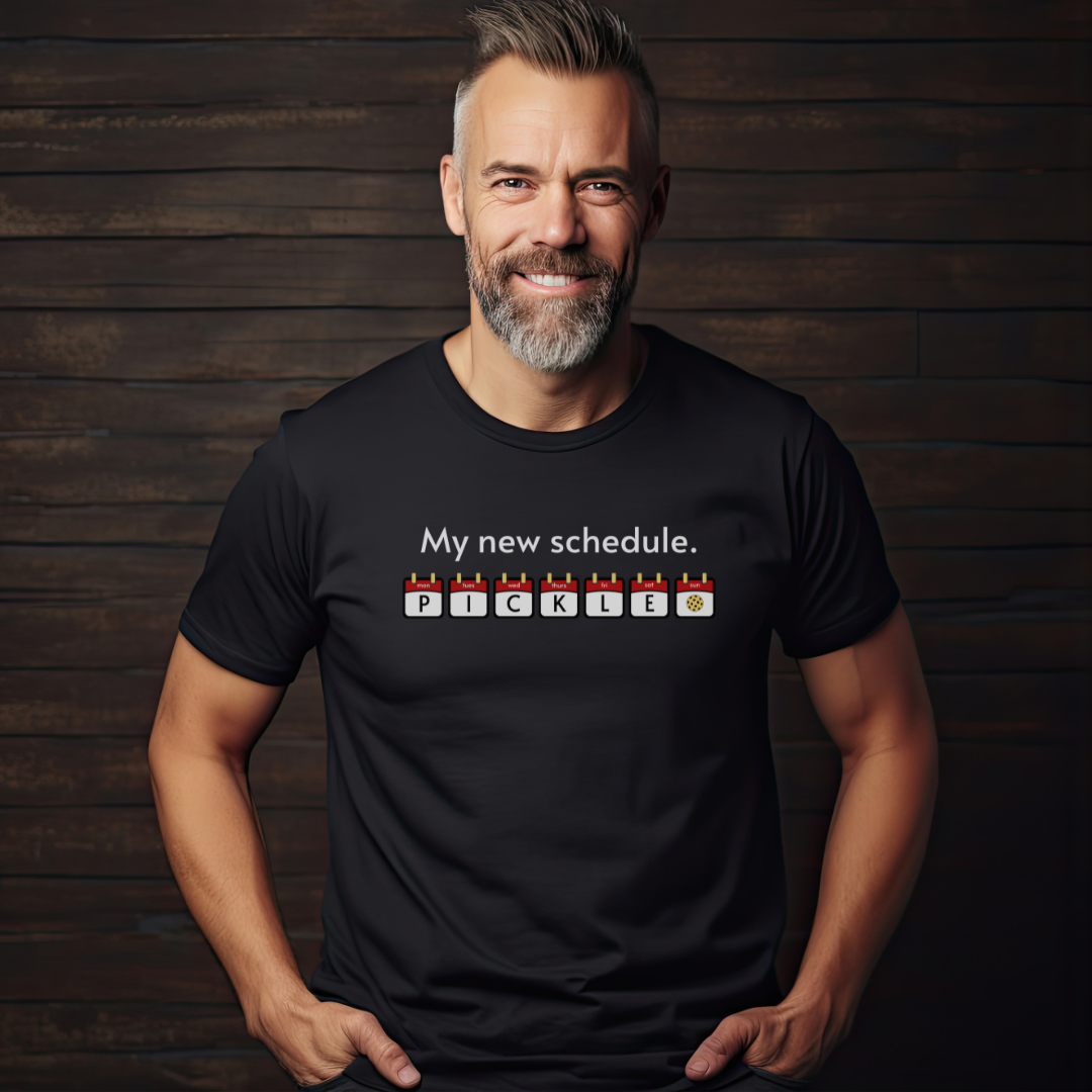 My New Schedule Pickleball Unisex Tee