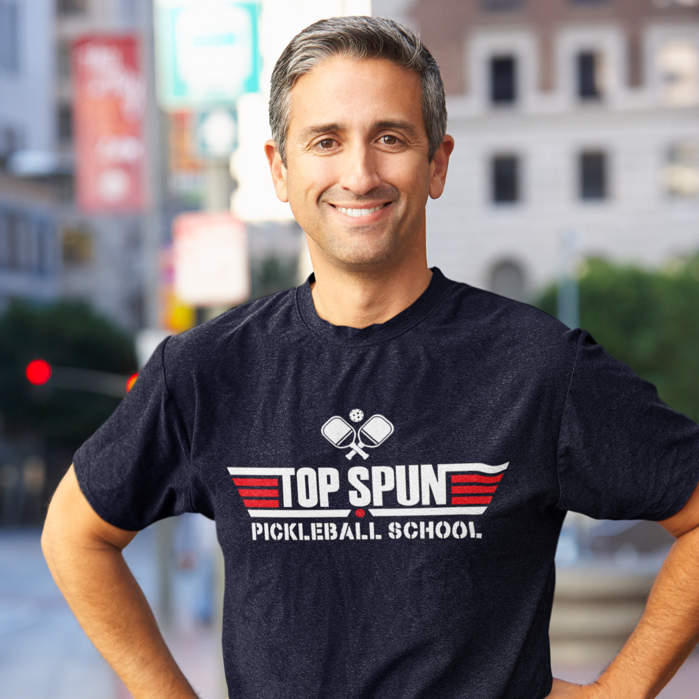 Top Spun Pickleball School Unisex Tee