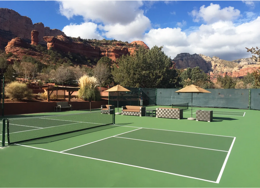 pickleball courts at Camelback Resort in Arizona