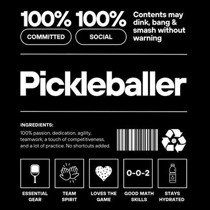 100% Pickleballer Unisex Tee