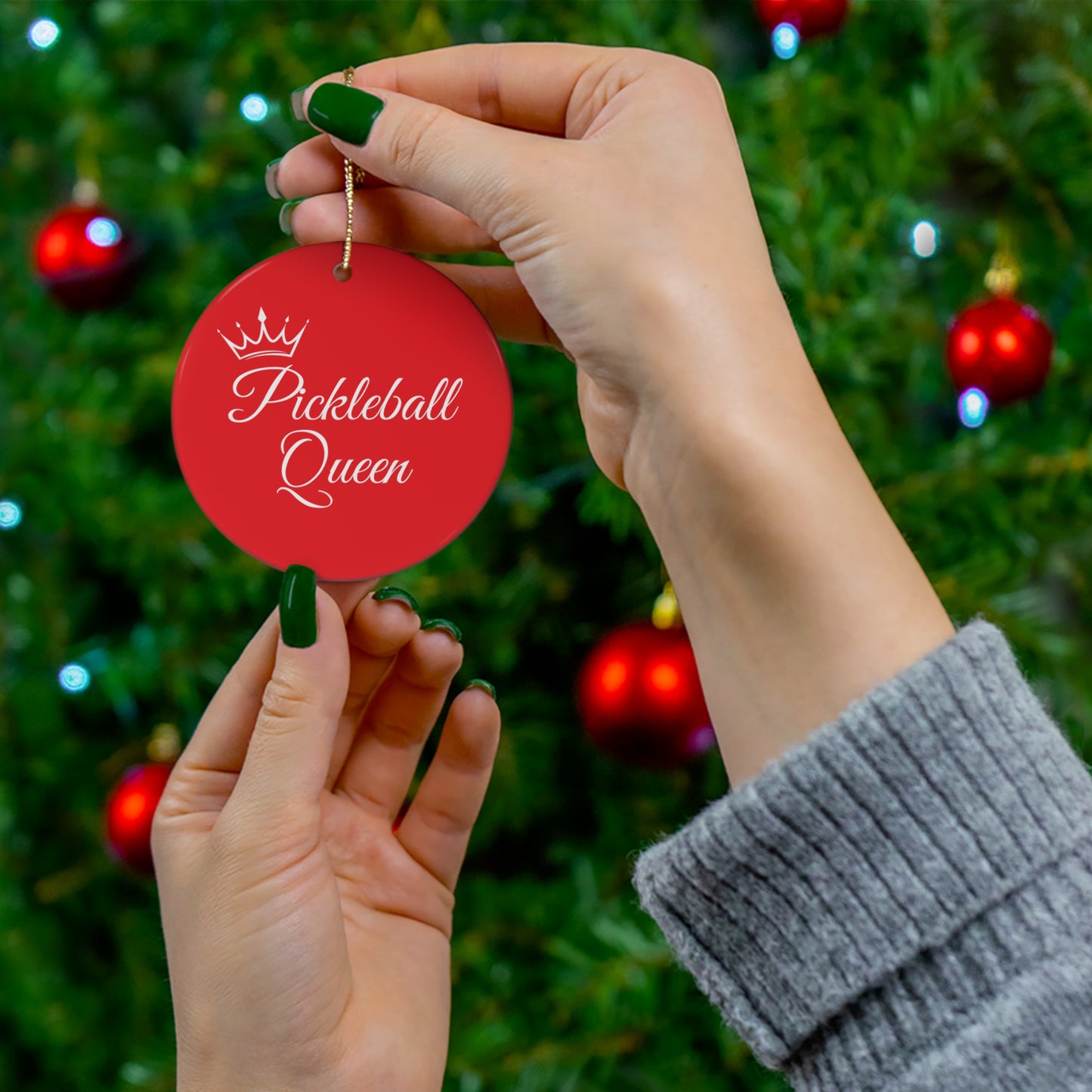 Pickleball Queen Ornament