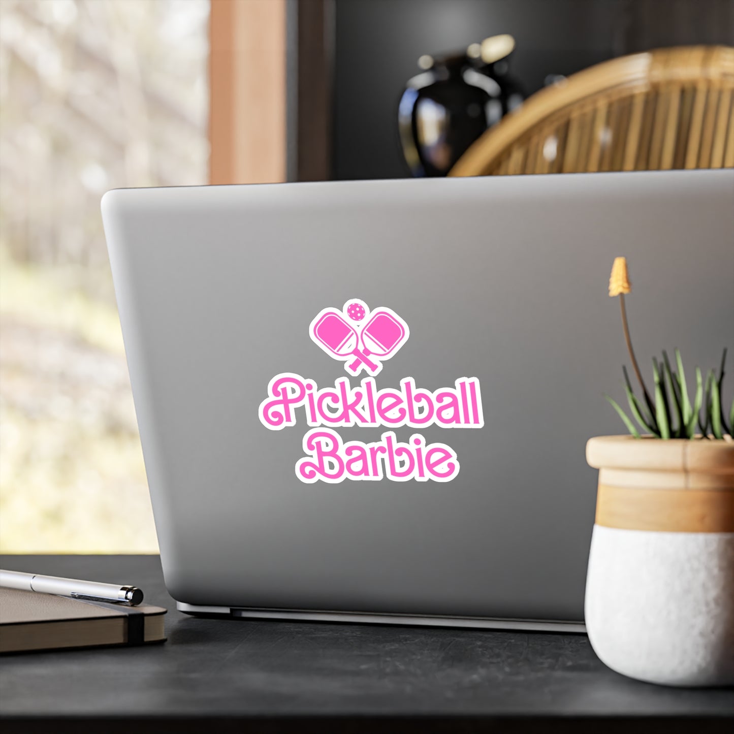 Pickleball Barbie Paddles Vinyl Decal