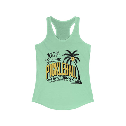 100% Genuine Pickleball Women's Racerback Tank