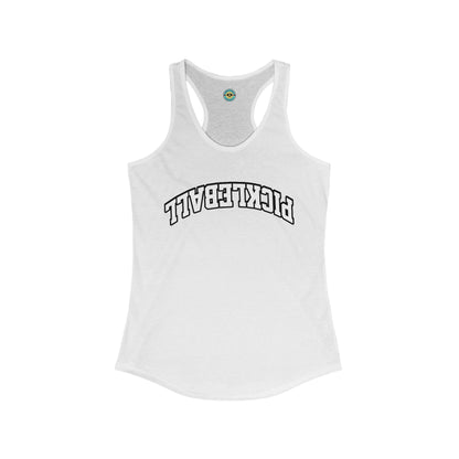 Upside Down Pickleball Women's Racerback Tank