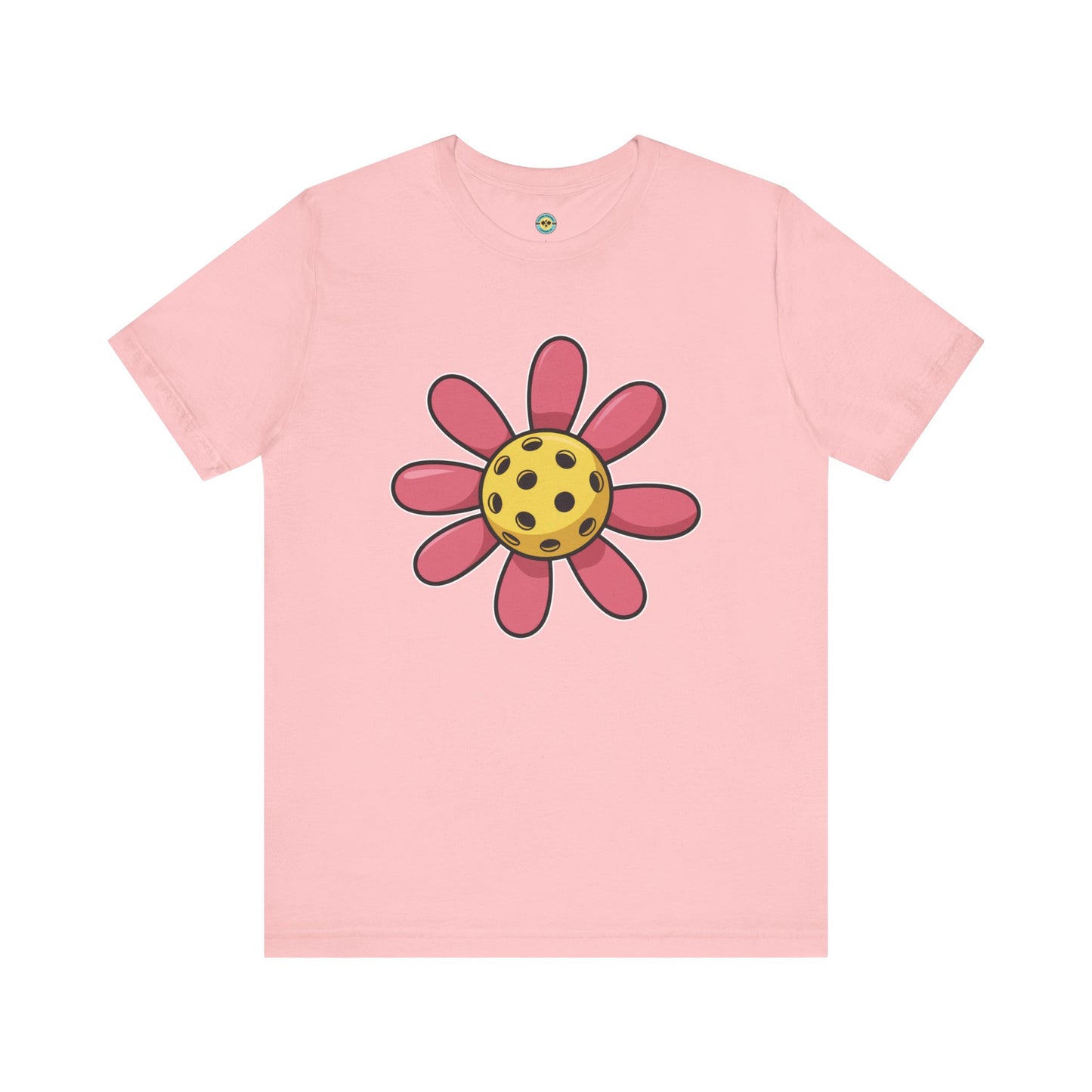 Pickleball Flower Unisex Tee