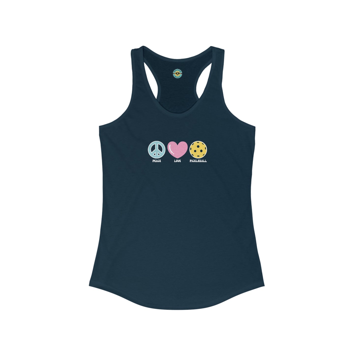 Peace Love Pickleball Women's Racerback Tank