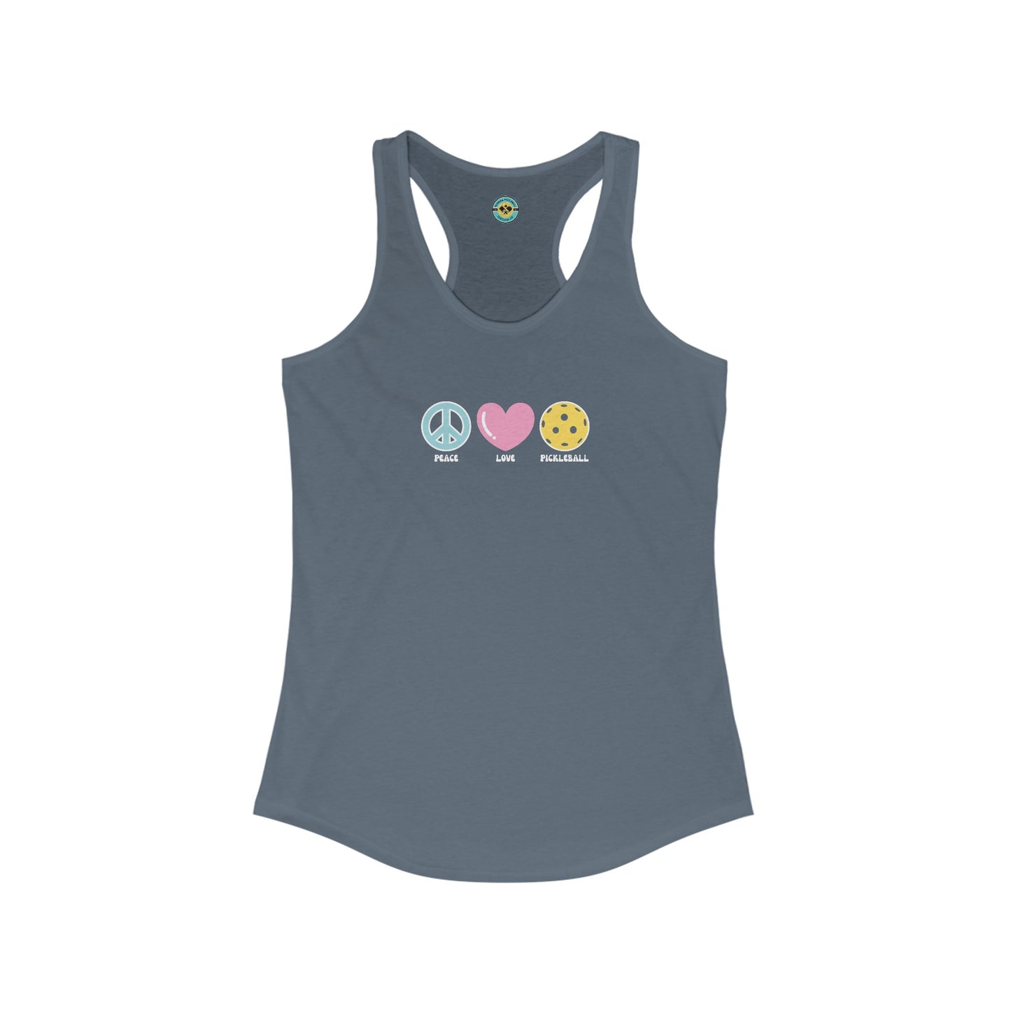 Peace Love Pickleball Women's Racerback Tank