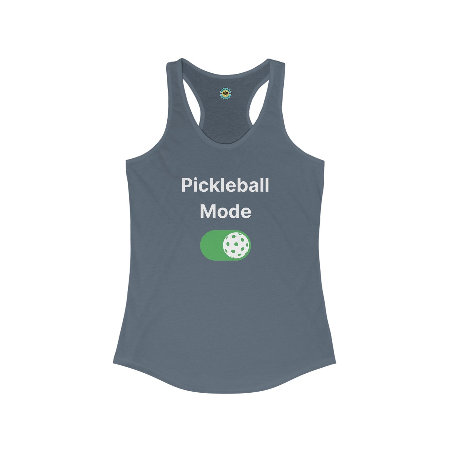 Pickleball Mode On Women's Racerback Tank