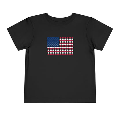 Pickleball Flag Toddler Tee