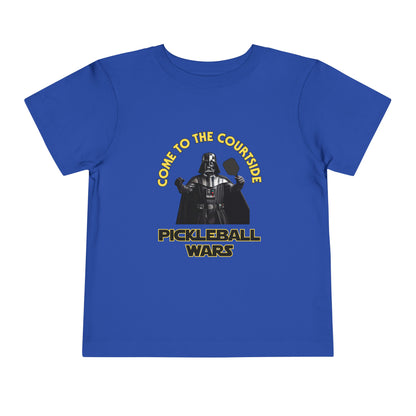 Come To The Courtside Pickleball Wars Toddler Tee