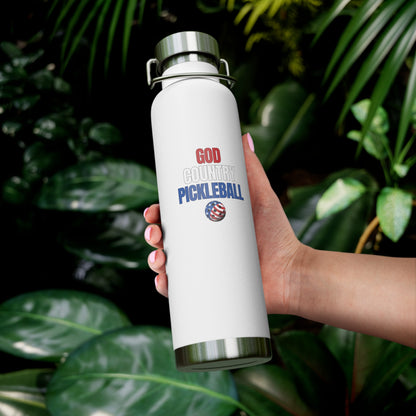 God Country Pickleball Vacuum Insulated Bottle