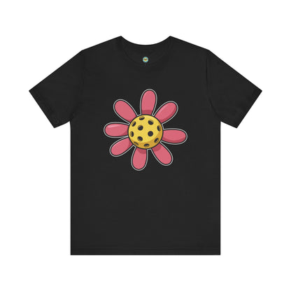 Pickleball Flower Unisex Tee