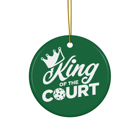 King Of The Court Pickleball Ornament