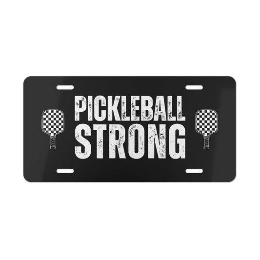 Pickleball Strong Vanity Plate