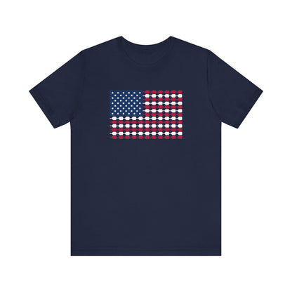 Pickleball Flag Unisex Tee (Express Delivery)