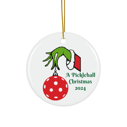 A Pickleball Christmas 2024 Ornament