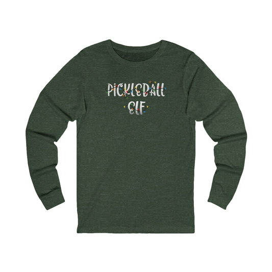 Pickleball Elf Unisex Long Sleeve Tee