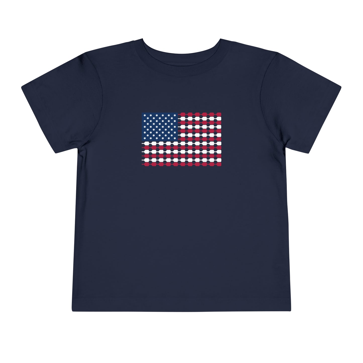 Pickleball Flag Toddler Tee