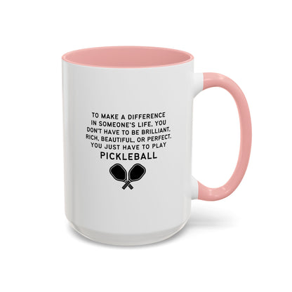 Make A Difference Pickleball Mug (11oz, 15oz)