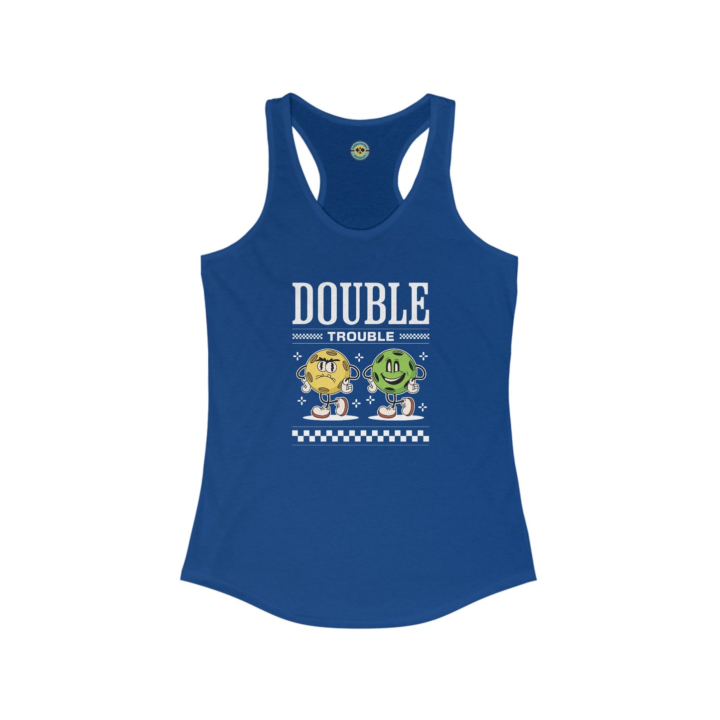 Double Trouble Pickleball Women's Racerback Tank