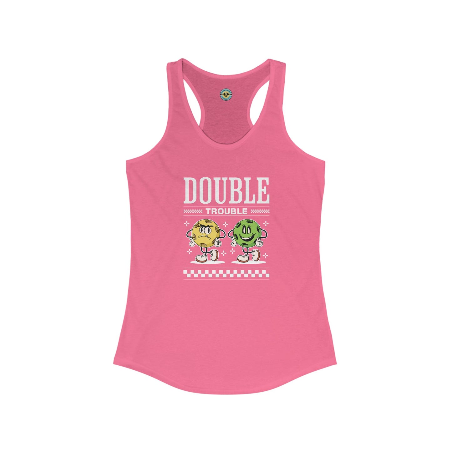 Double Trouble Pickleball Women's Racerback Tank