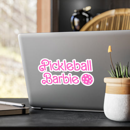 Pickleball Barbie Vinyl Decal