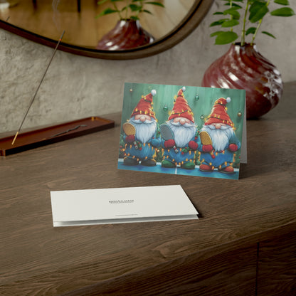 Pickleball Gnomes Holiday Cards