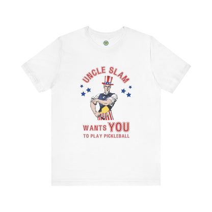 Uncle Slam Wants You to Play Pickleball Unisex Tee