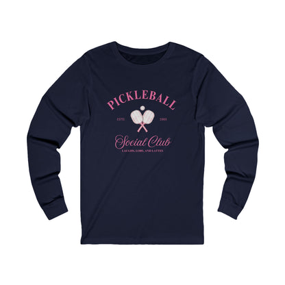 Pickleball Social Club Unisex Long Sleeve Tee