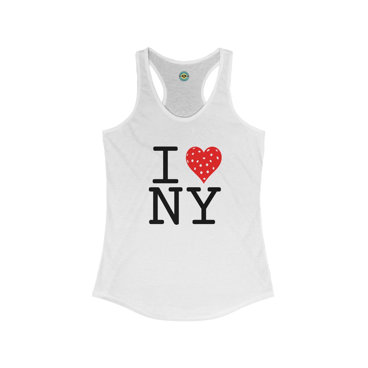 I Heart NY Pickleball Women's Racerback Tank