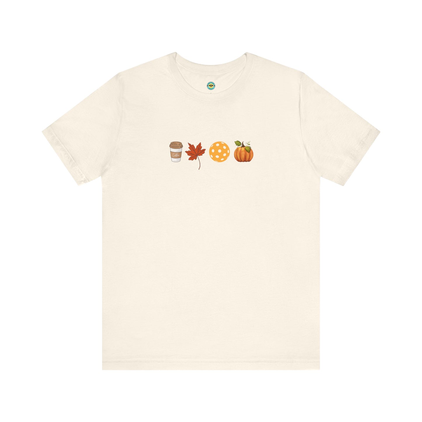 Fall Pickleball Symbols Unisex Tee