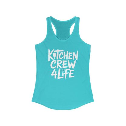 Kitchen Crew 4 Life Pickleball Women's Racerback Tank