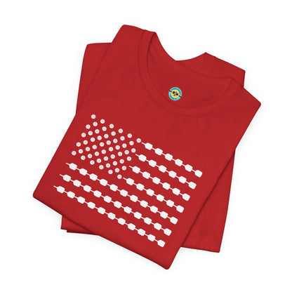 Pickleball Flag v2 Unisex Tee