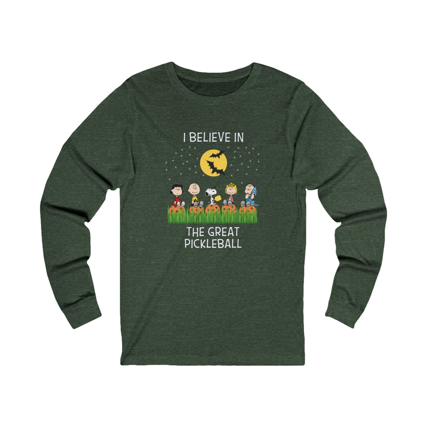 I Believe In The Great Pickleball Unisex Long Sleeve Tee