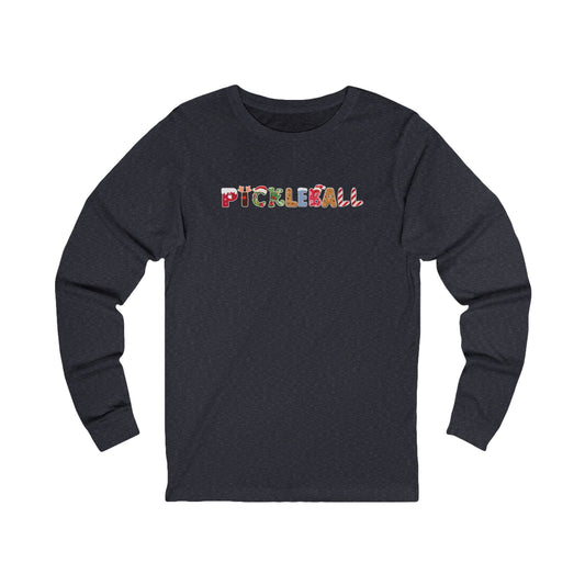 Pickleball Holiday Unisex Long Sleeve Tee