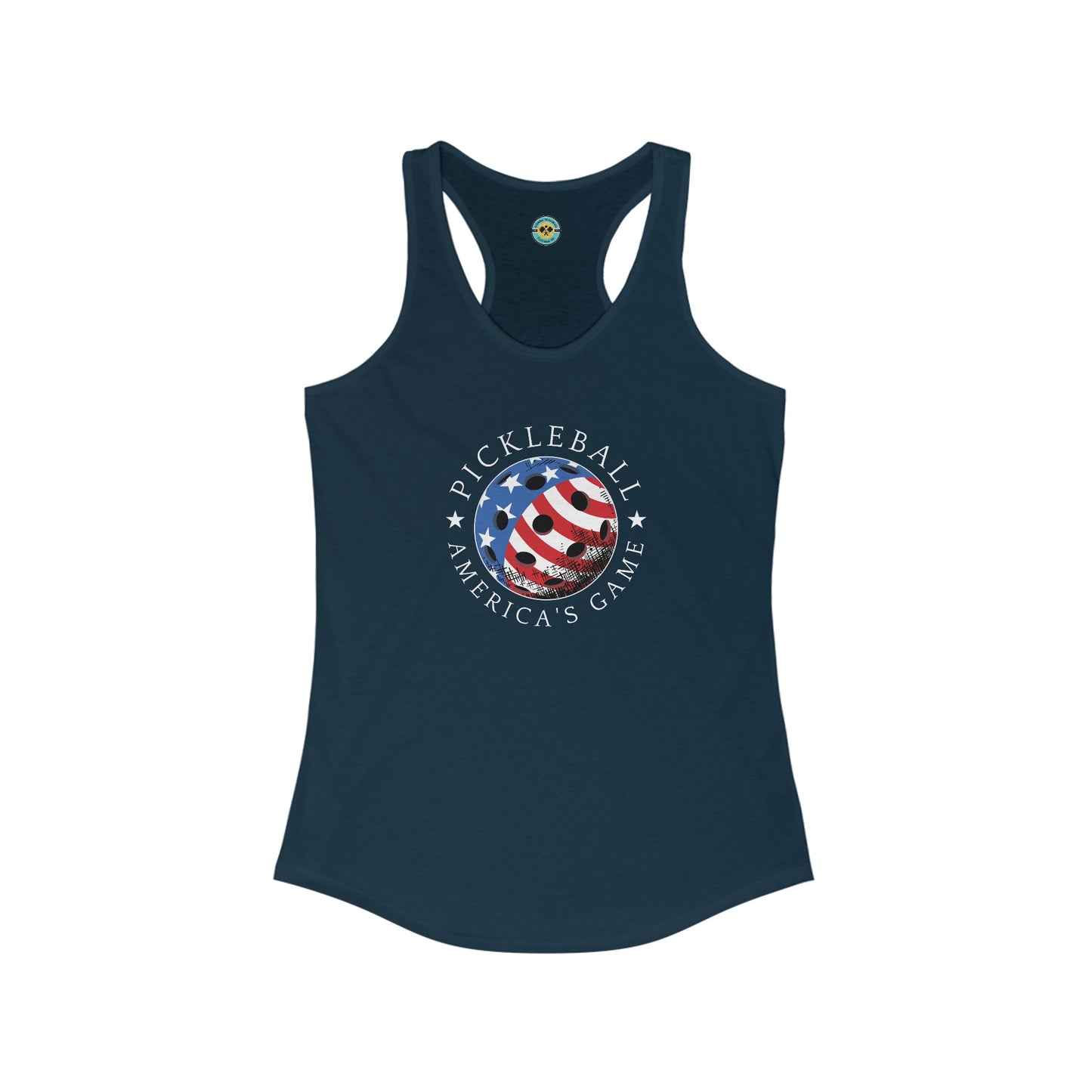 Pickleball America's Game Women's Racerback Tank