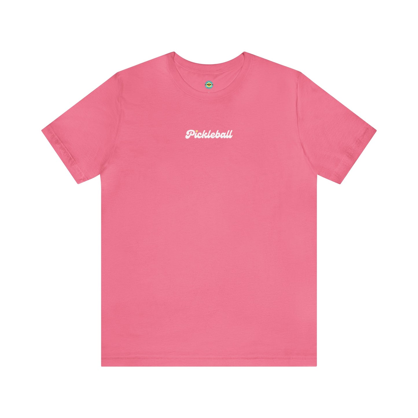 Pickleball Script Court Unisex Tee