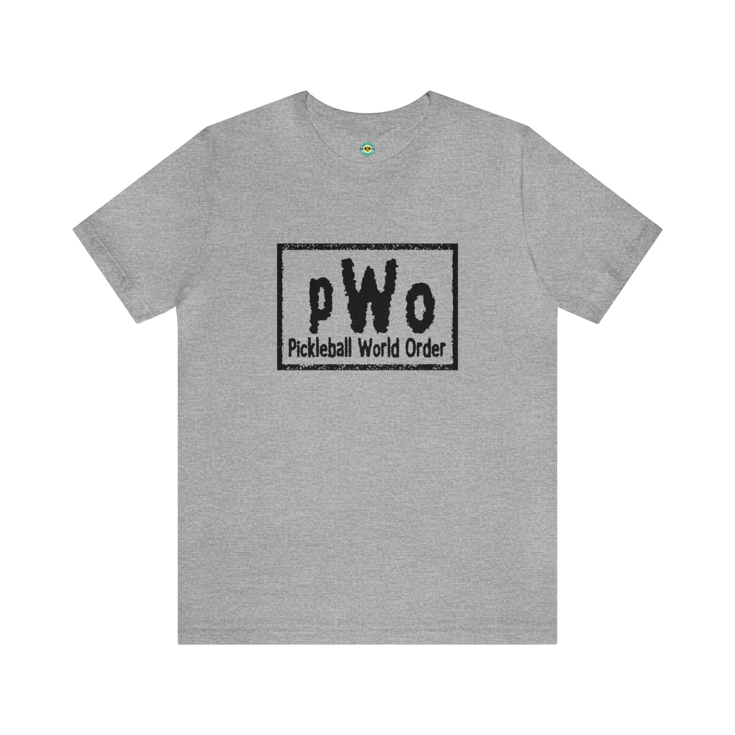 Pickleball World Order Unisex Tee - Black Letters