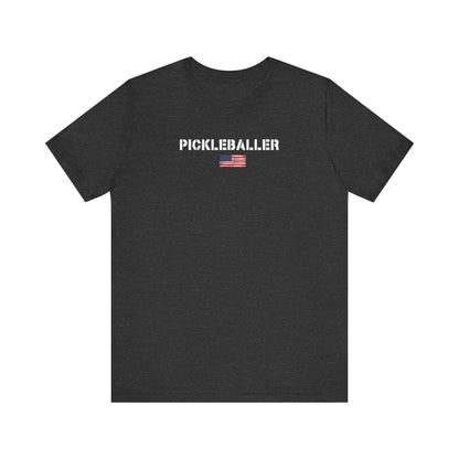 Pickleballer USA Unisex Tee (Express Delivery)