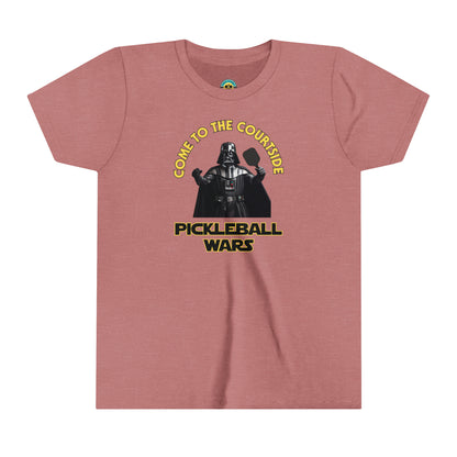Come To The Courtside Pickleball Wars Youth Tee