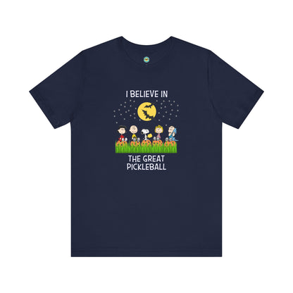 I Believe In The Great Pickleball Unisex Tee